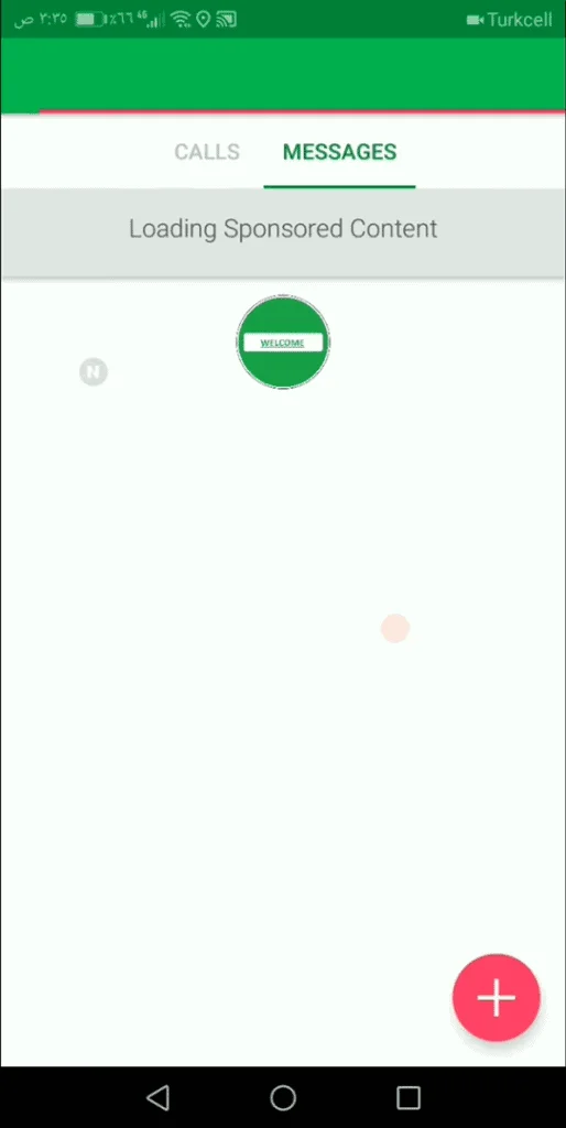 واجهة تطبيق نيكست بلس لانشاء رقم امريكي