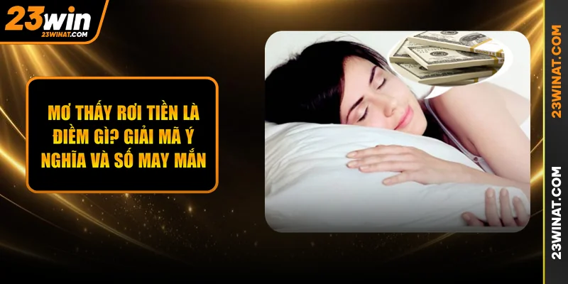 Mơ Thấy Rơi Tiền Là Điềm Gì? Giải Mã Ý Nghĩa Và Số May Mắn