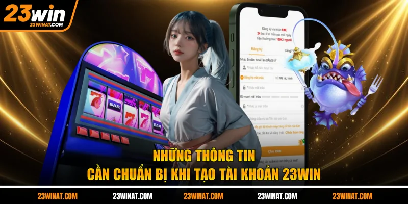 Những thông tin cần chuẩn bị khi tạo tài khoản 23WIN